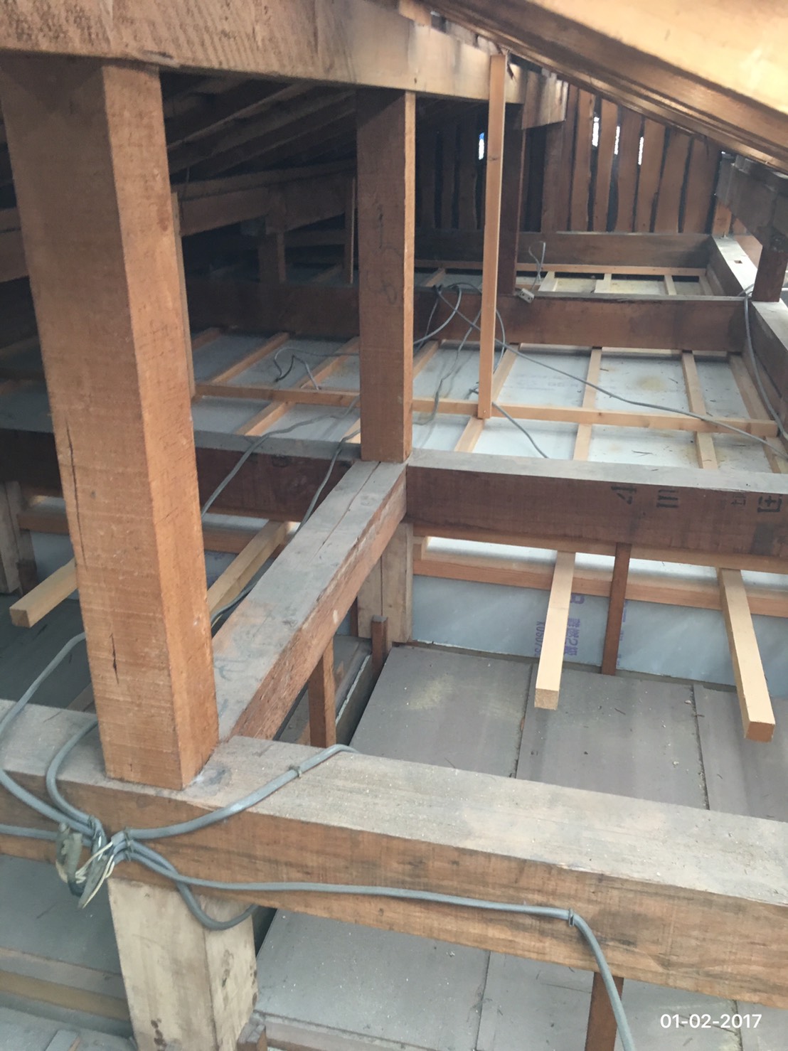 屋根工事(屋根葺き替え工事　いぶし瓦→横暖ルーフ)・塗装工事