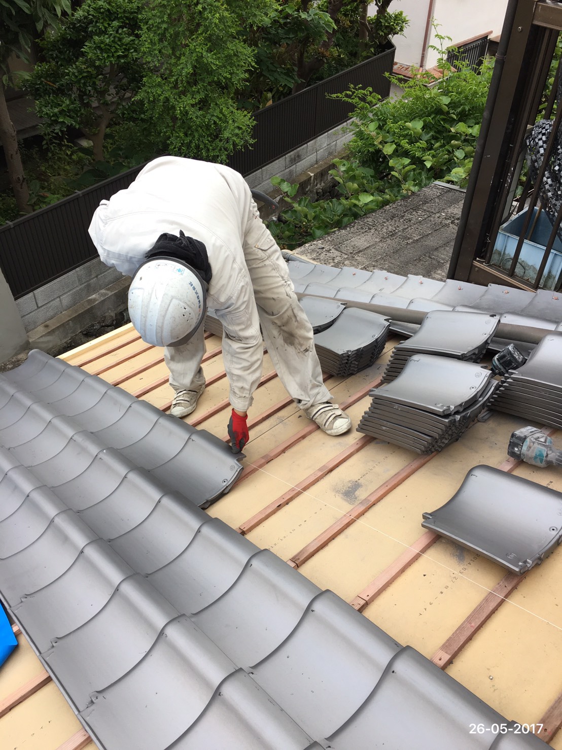 屋根葺き替え一体棟工法(雨漏り修理・屋根工事・屋根修理)