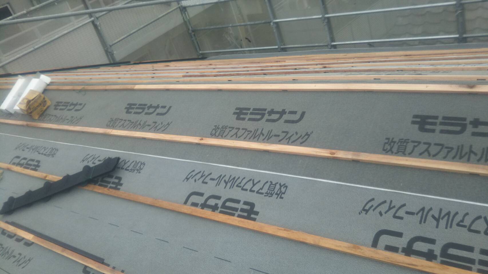 屋根工事(和型→エアルーフフレンチに葺き替え)